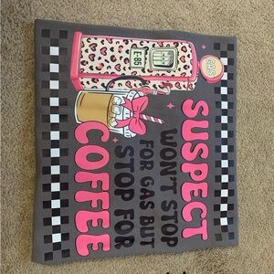 Leopard Print Coffee Graphic Tee